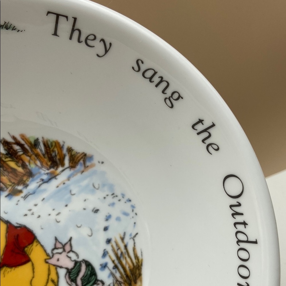 ROYAL DOULTON Winnie the Pooh and Piglet China Cereal Bowl Disney - Picture 4 of 11